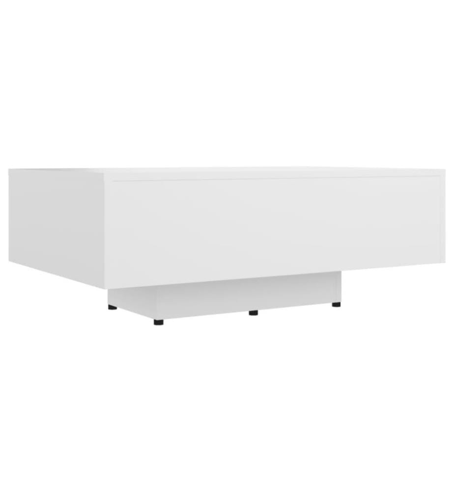 Couchtisch Weiss 85x55x31 cm Holzwerkstoff