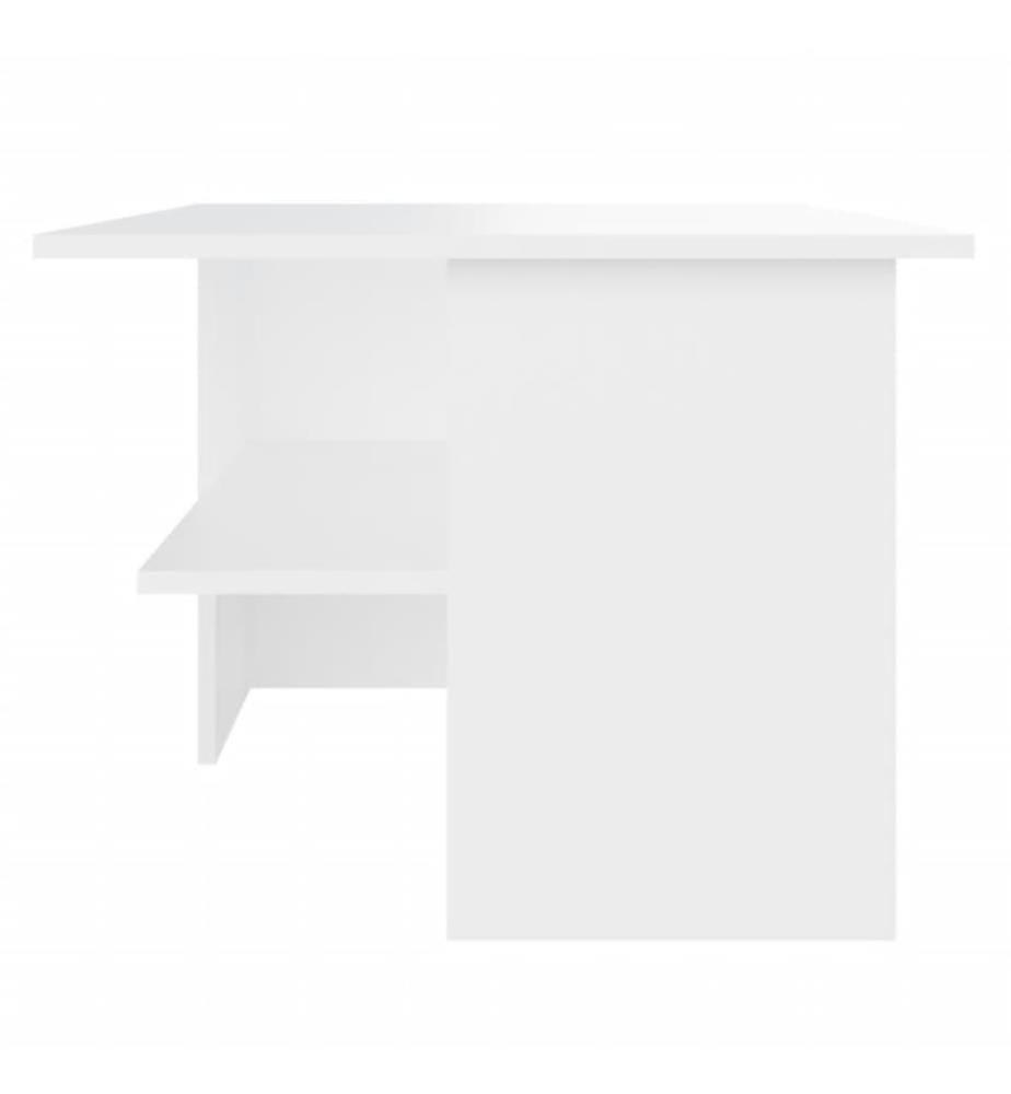 Couchtisch Weiss 90x60x46,5 cm Holzwerkstoff