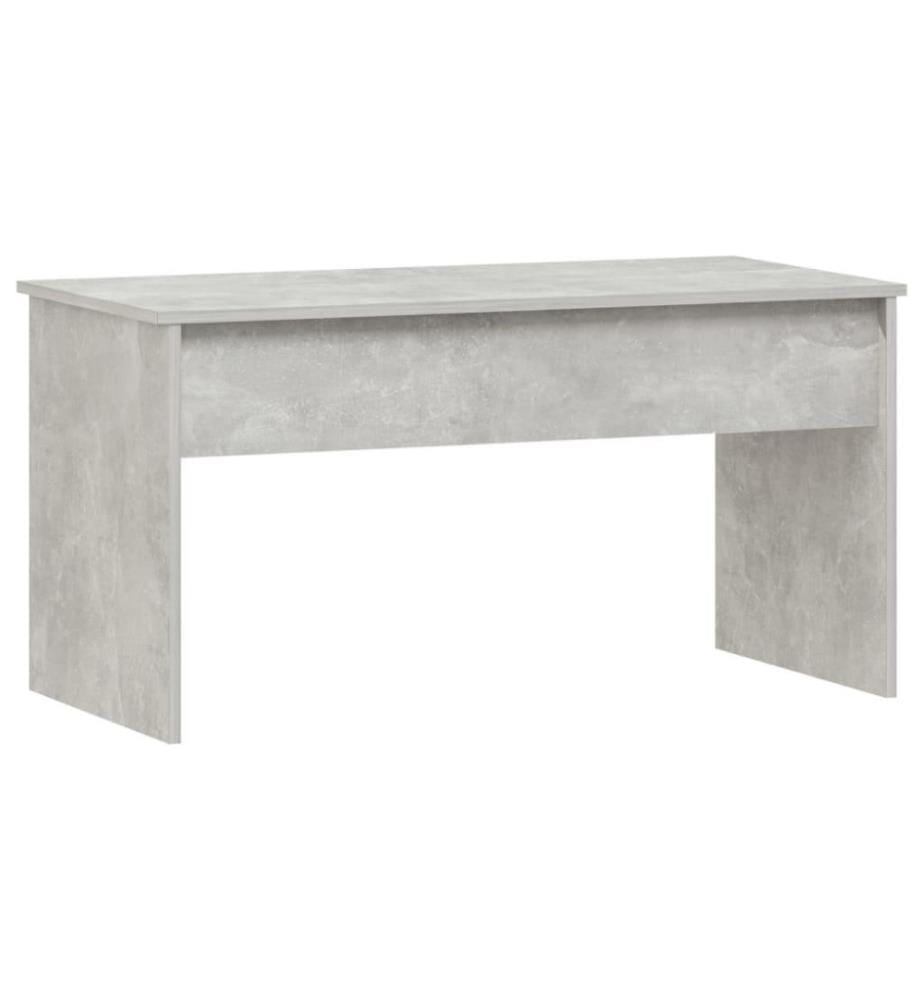 Couchtisch Betongrau 102x50,5x52,5 cm Holzwerkstoff
