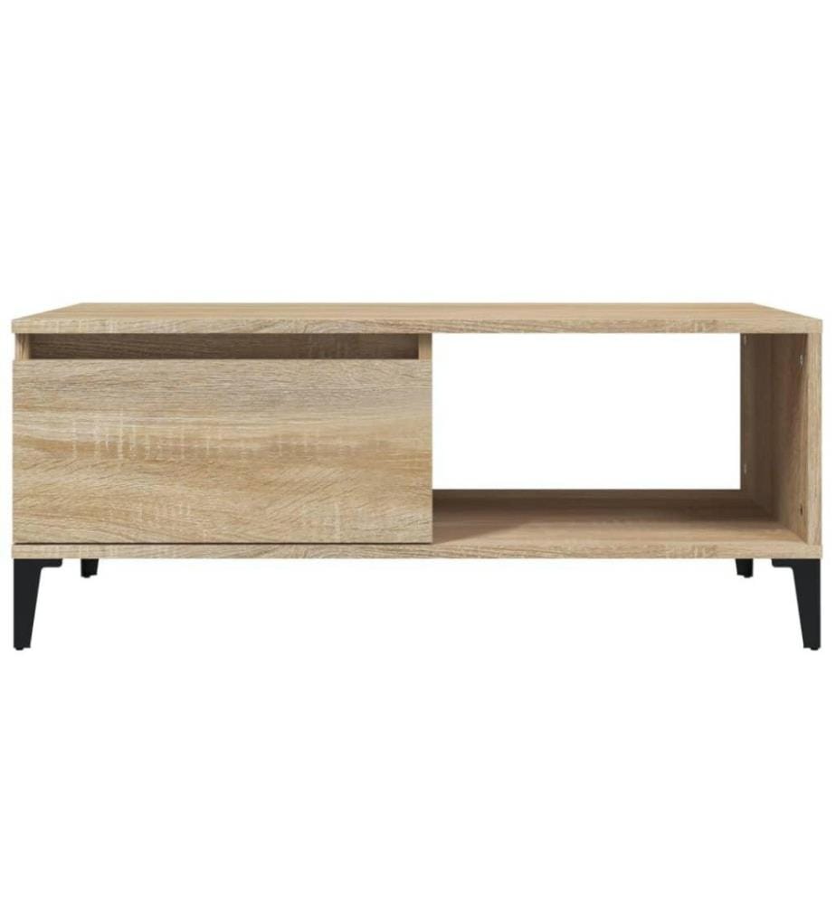 Couchtisch Sonoma-Eiche 90x50x36,5 cm Holzwerkstoff