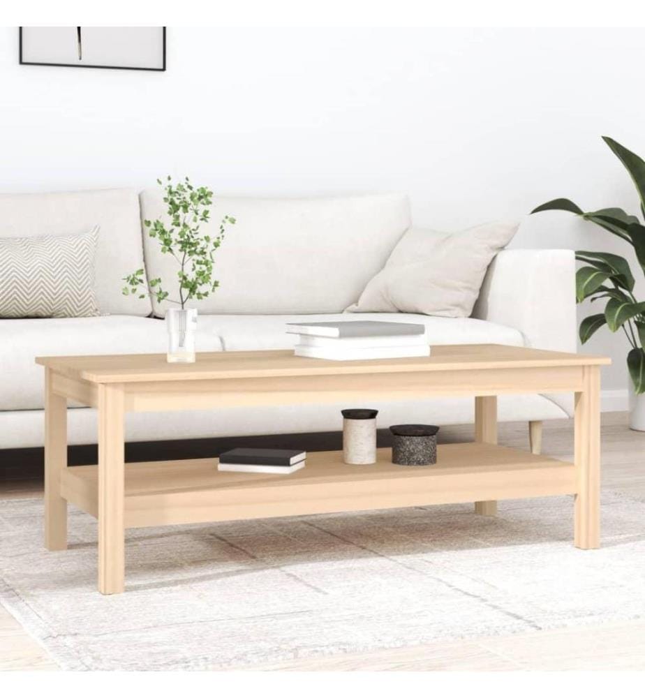 Couchtisch 110x50x40 cm Massivholz Kiefer