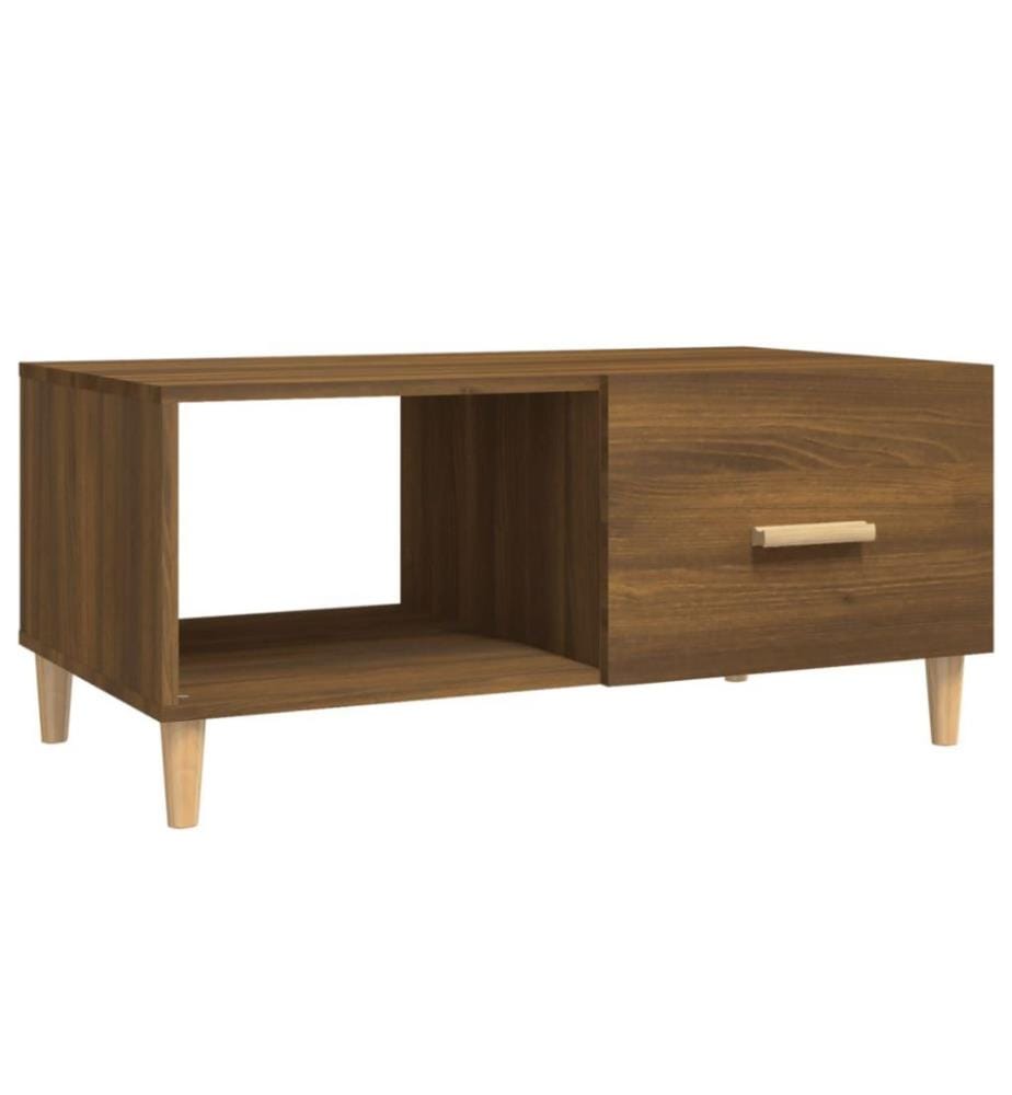 Couchtisch Braun Eichen-Optik 89,5x50x40 cm Holzwerkstoff