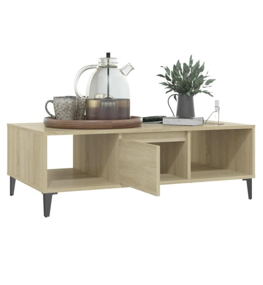 Couchtisch Sonoma-Eiche 103,5x60x35 cm Holzwerkstoff