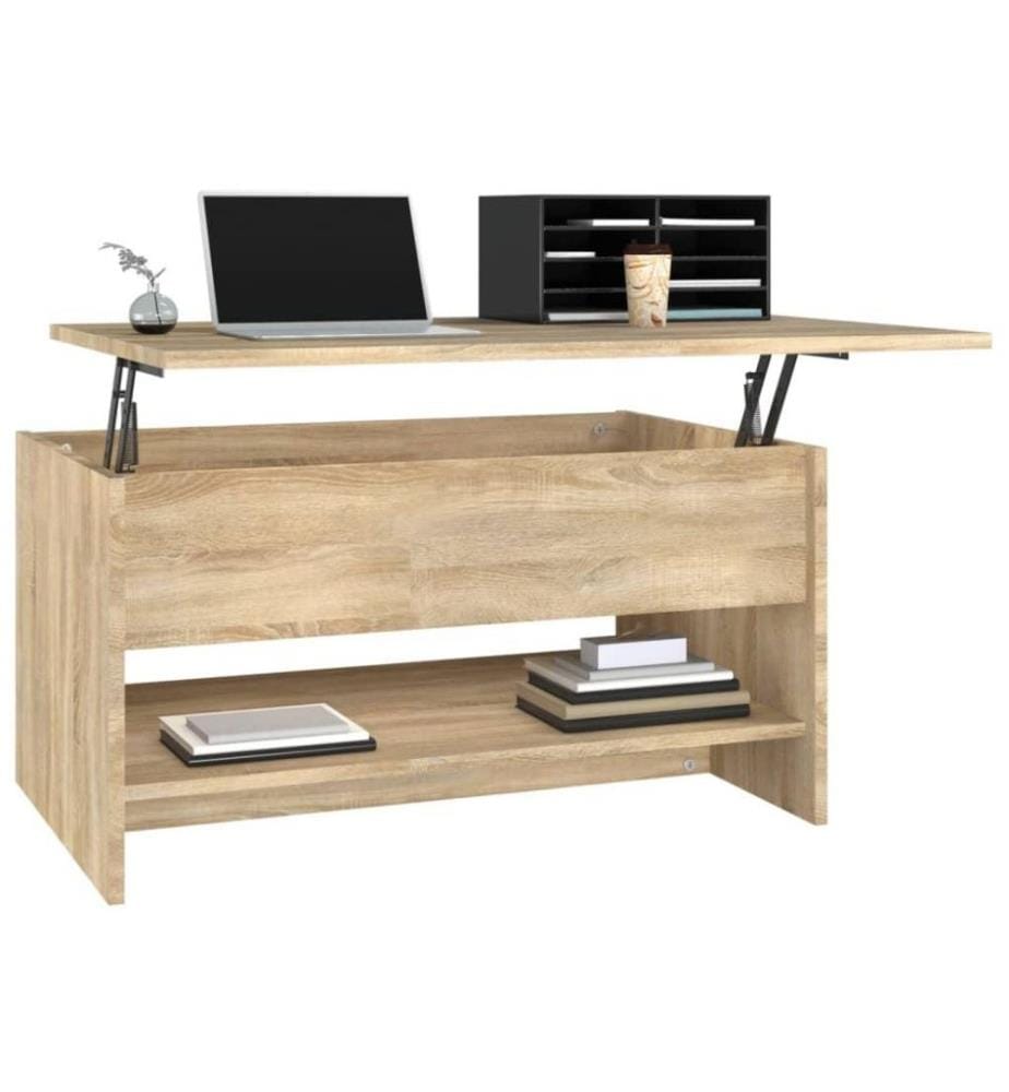 Couchtisch Sonoma-Eiche 80x50x40 cm Holzwerkstoff