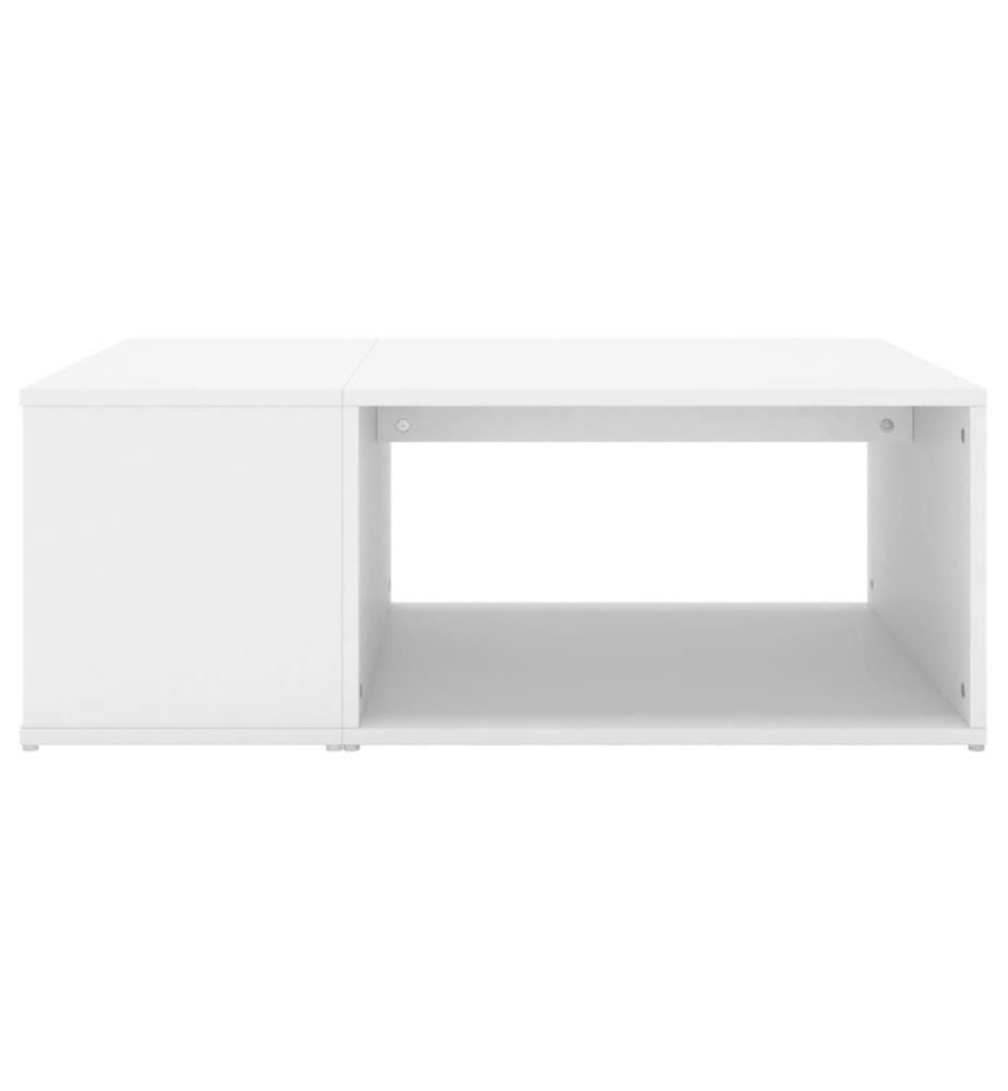 Couchtisch Weiss 90x67x33 cm Holzwerkstoff