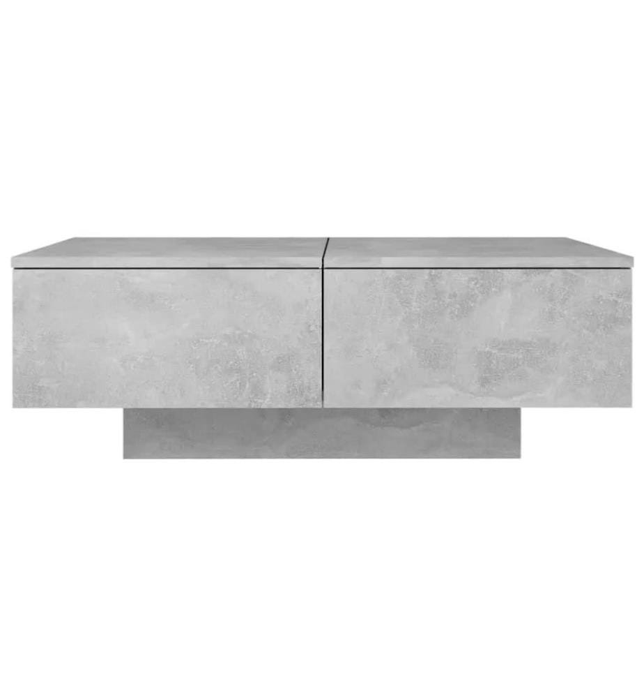 Couchtisch Betongrau 90x60x31 cm Holzwerkstoff