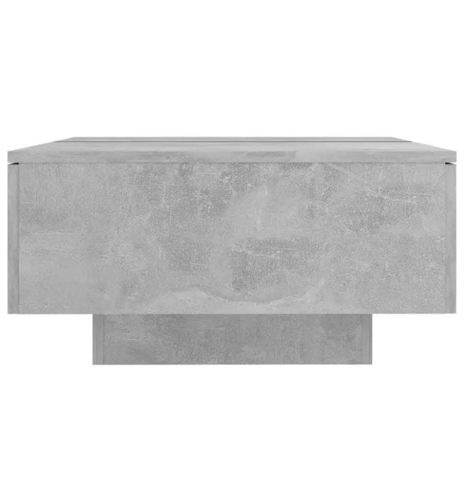 Couchtisch Betongrau 90x60x31 cm Holzwerkstoff
