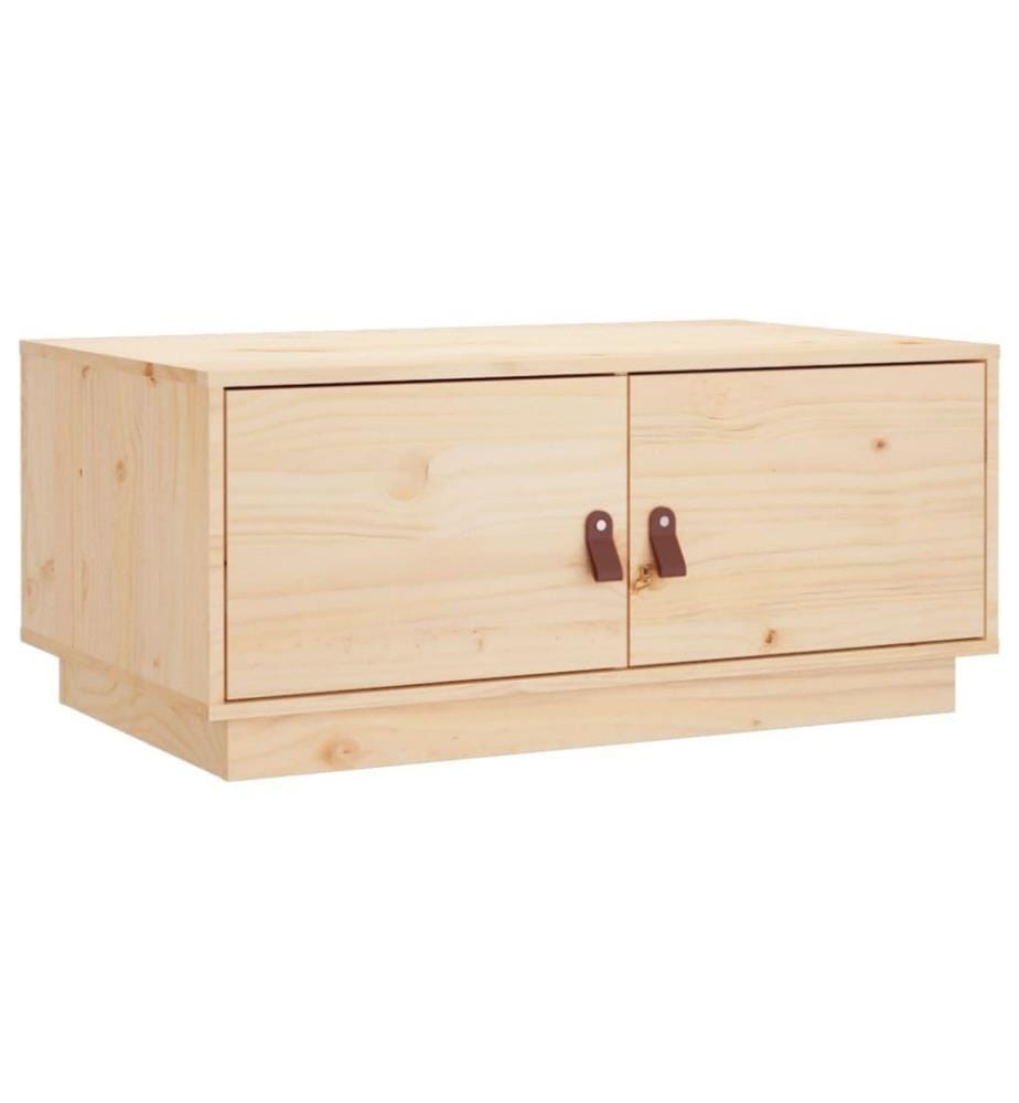 Couchtisch 80x50x35 cm Massivholz Kiefer