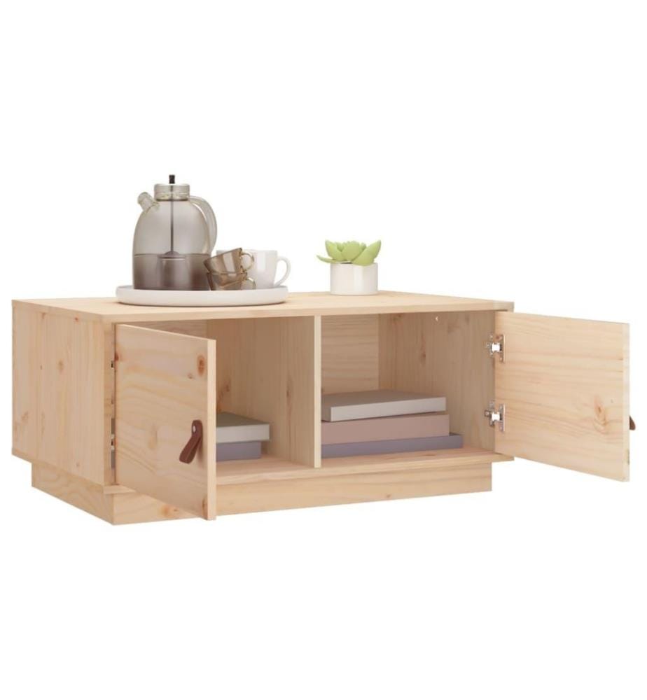 Couchtisch 80x50x35 cm Massivholz Kiefer