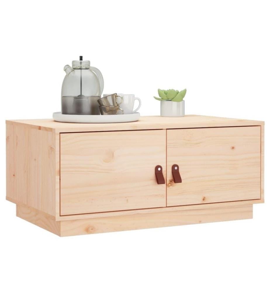 Couchtisch 80x50x35 cm Massivholz Kiefer
