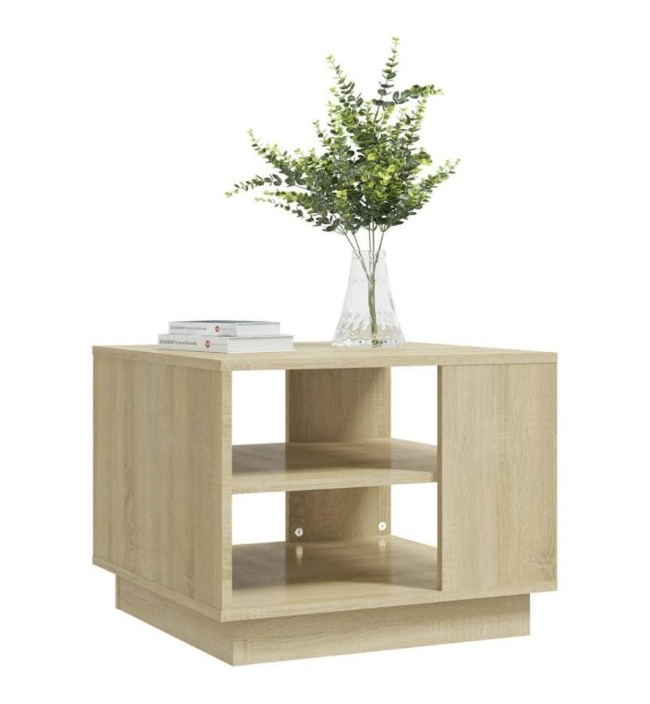 Couchtisch Sonoma-Eiche 55x55x43 cm Holzwerkstoff