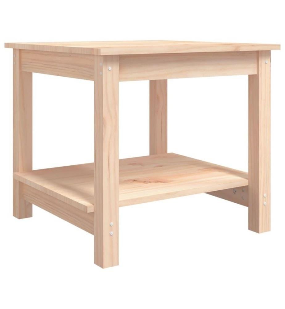 Couchtisch 50x50x45 cm Massivholz Kiefer