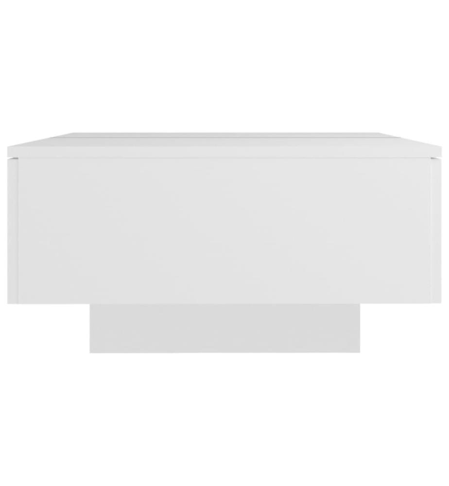 Couchtisch Weiss 90x60x31 cm Holzwerkstoff