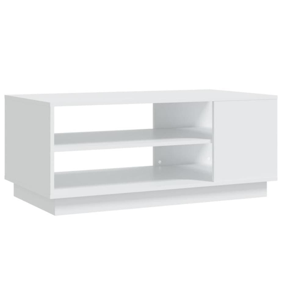 Couchtisch Weiss 102x55x43 cm Holzwerkstoff