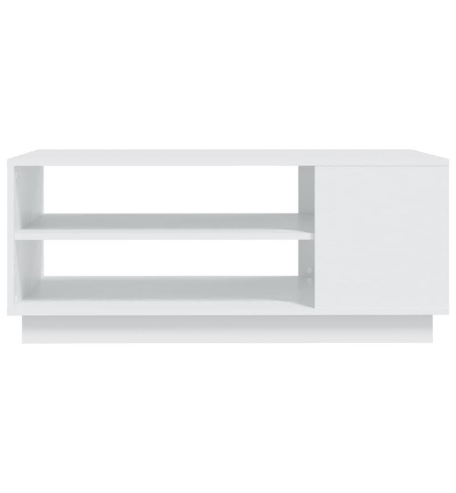 Couchtisch Weiss 102x55x43 cm Holzwerkstoff