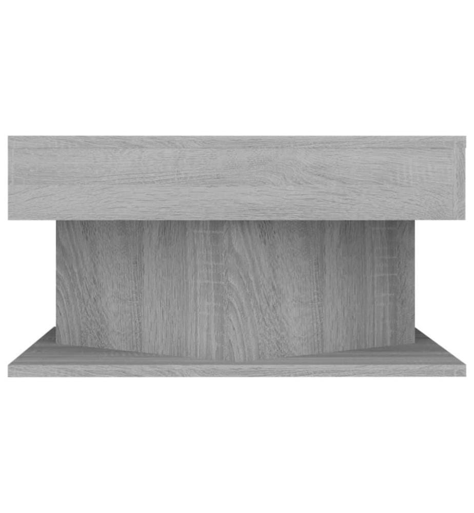 Couchtisch Grau Sonoma 57x57x30 cm Holzwerkstoff
