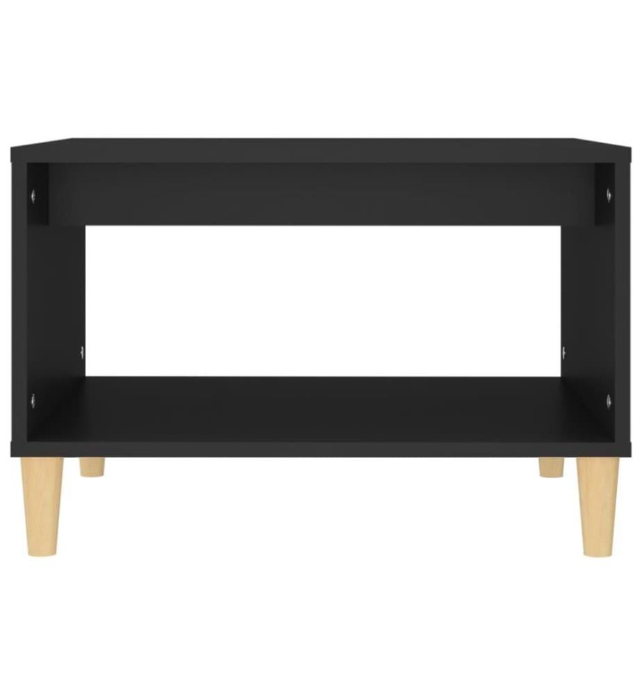 Couchtisch Schwarz 60x40x50 cm Holzwerkstoff