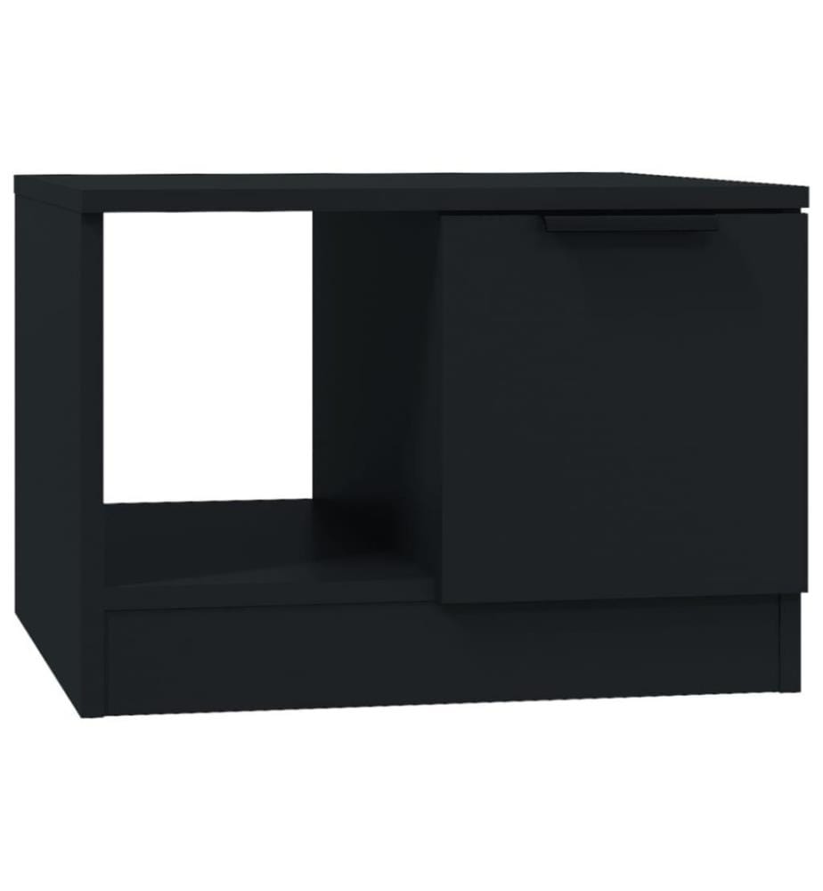 Couchtisch Schwarz 50x50x36 cm Holzwerkstoff