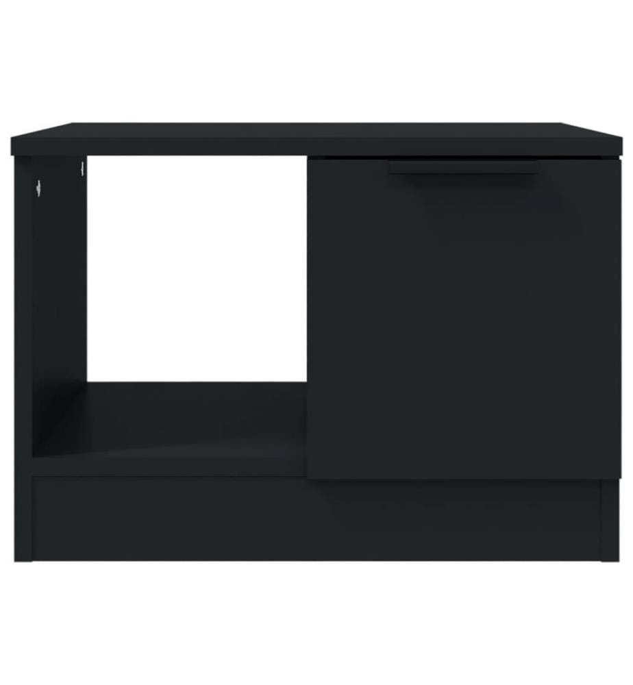 Couchtisch Schwarz 50x50x36 cm Holzwerkstoff