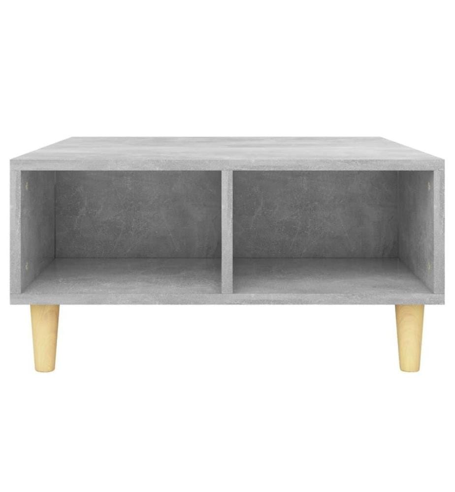 Couchtisch Betongrau 60x60x30 cm Holzwerkstoff