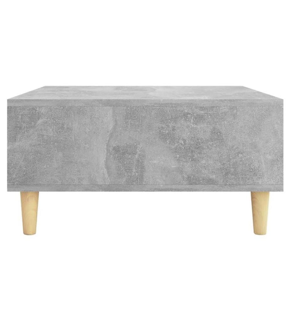 Couchtisch Betongrau 60x60x30 cm Holzwerkstoff