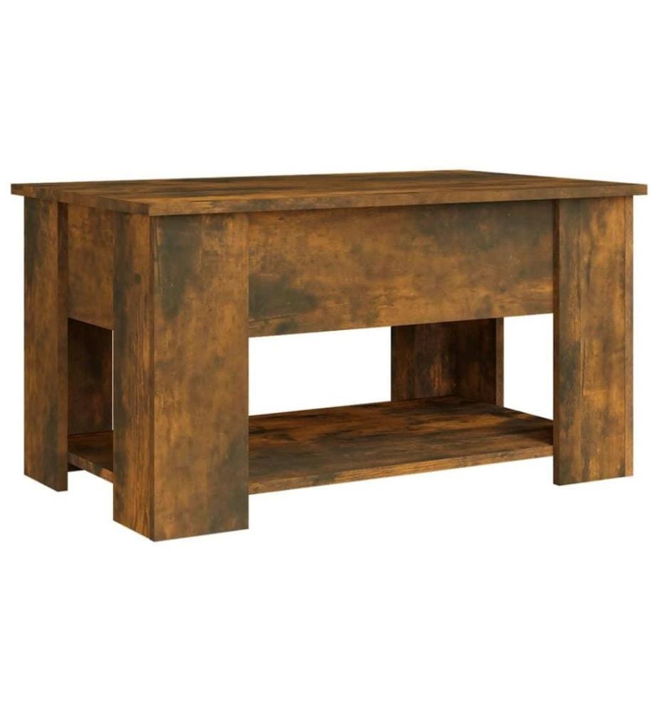 Couchtisch Räuchereiche 79x49x41 cm Holzwerkstoff