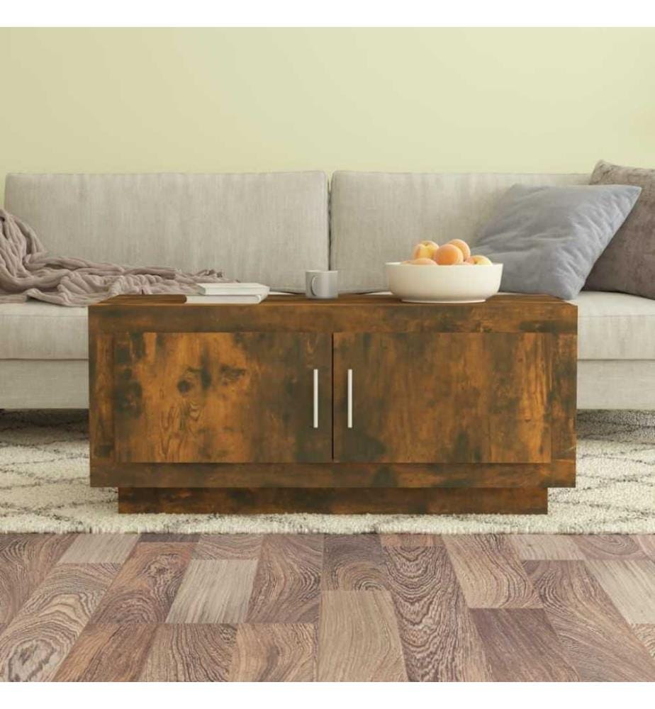 Couchtisch Räuchereiche 102x50x45 cm Holzwerkstoff