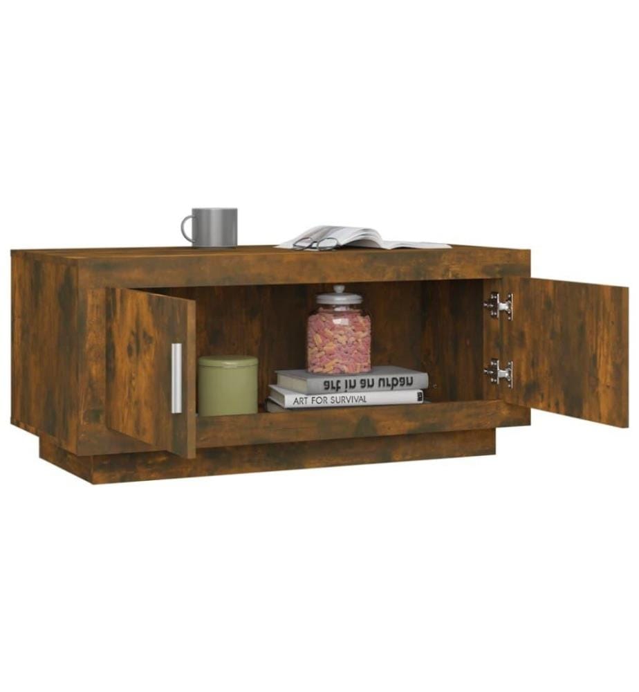 Couchtisch Räuchereiche 102x50x45 cm Holzwerkstoff
