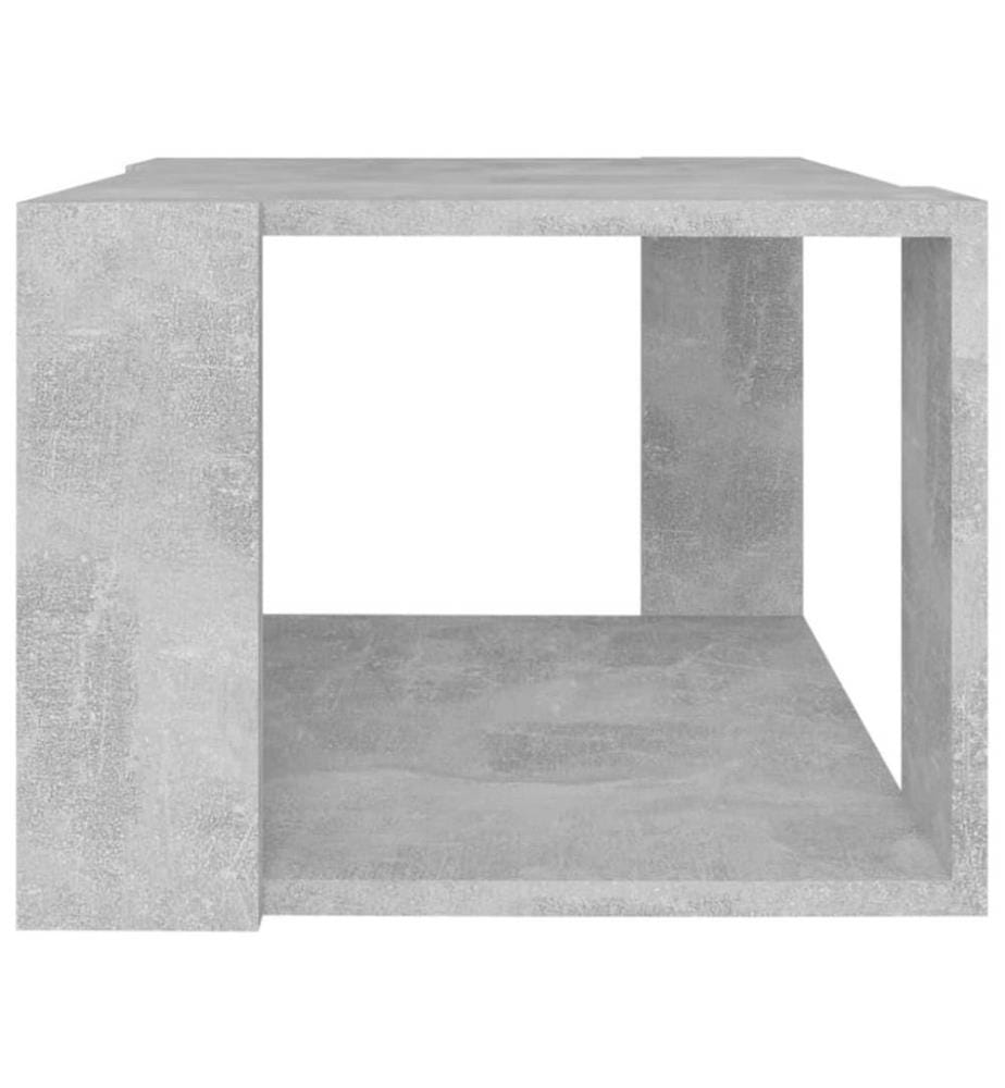 Table basse Gris béton 40x40x30 cm Bois d'ingénierie