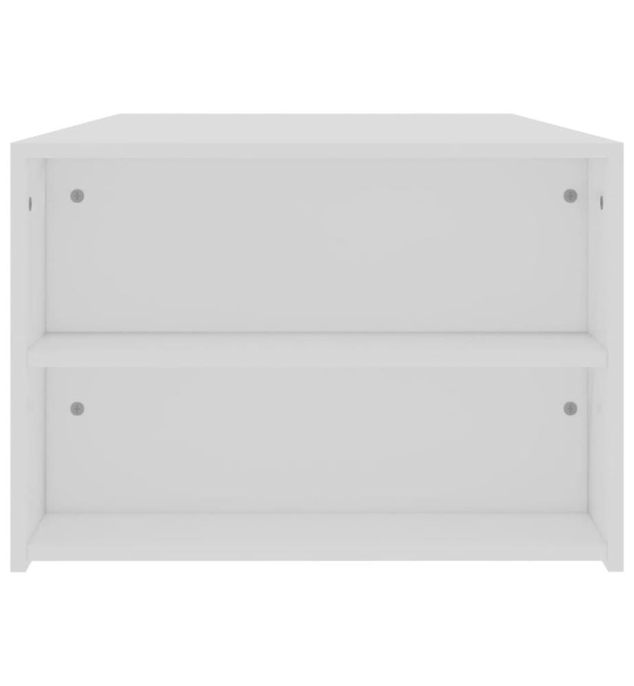 Couchtisch Weiss 100x60x42 cm Holzwerkstoff