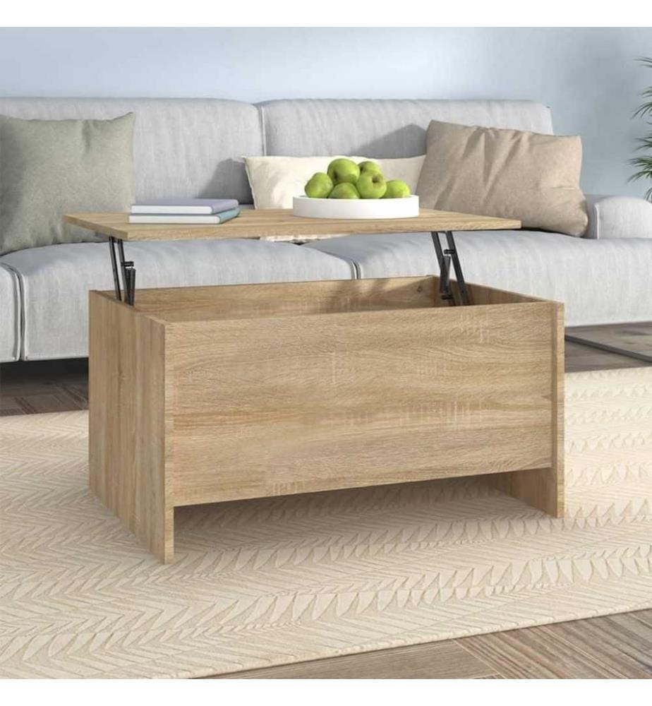 Couchtisch Sonoma-Eiche 80x55,5x41,5 cm Holzwerkstoff