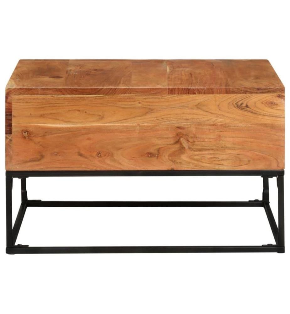 Couchtisch 68x68x41 cm Massivholz Akazie