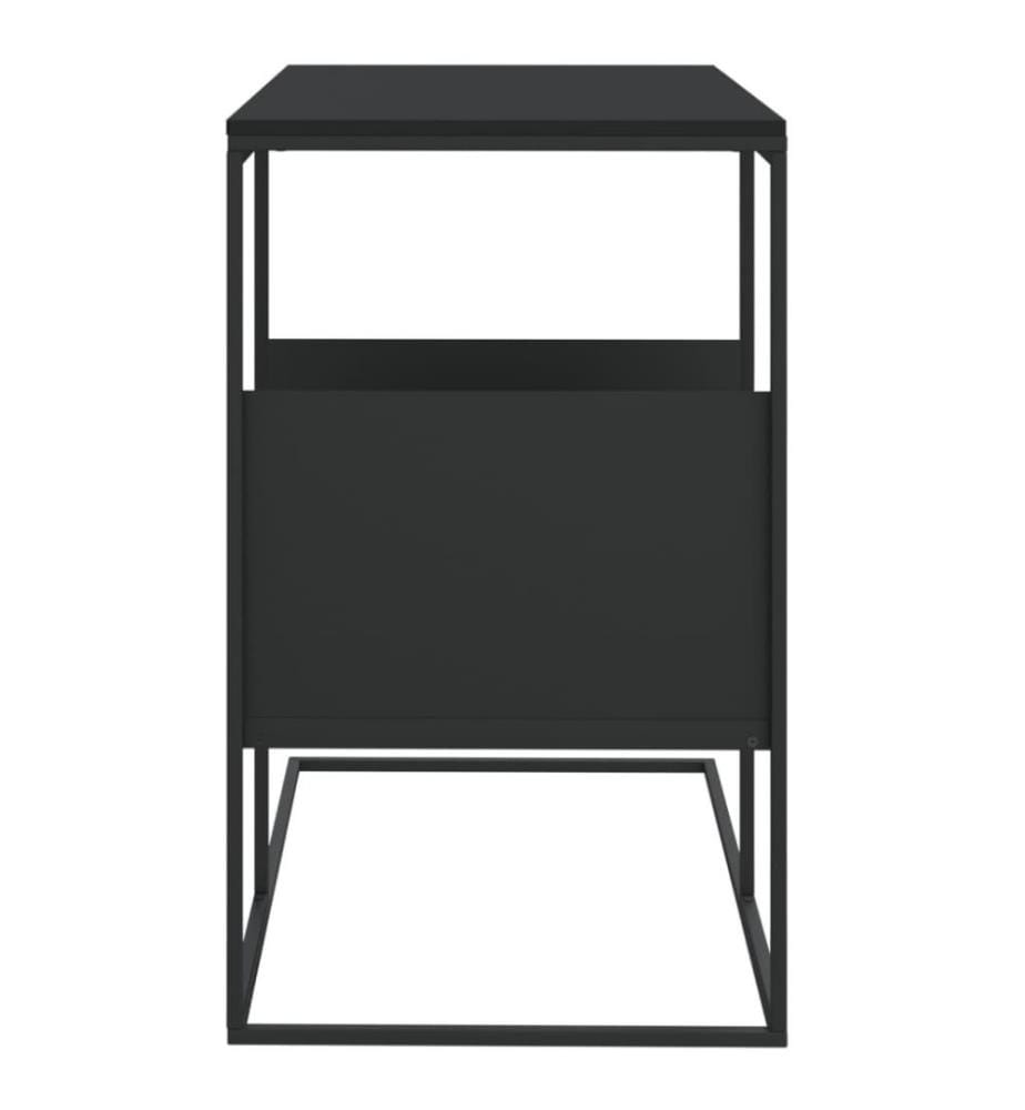 Beistelltisch Schwarz 55x36x59,5 cm Holzwerkstoff