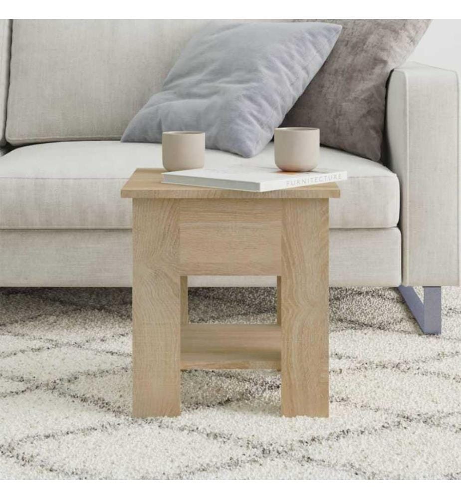 Couchtisch Sonoma-Eiche 40x40x42 cm Holzwerkstoff