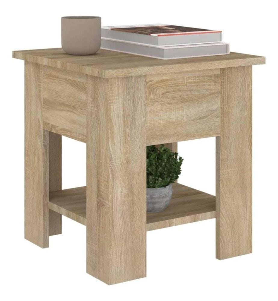 Couchtisch Sonoma-Eiche 40x40x42 cm Holzwerkstoff