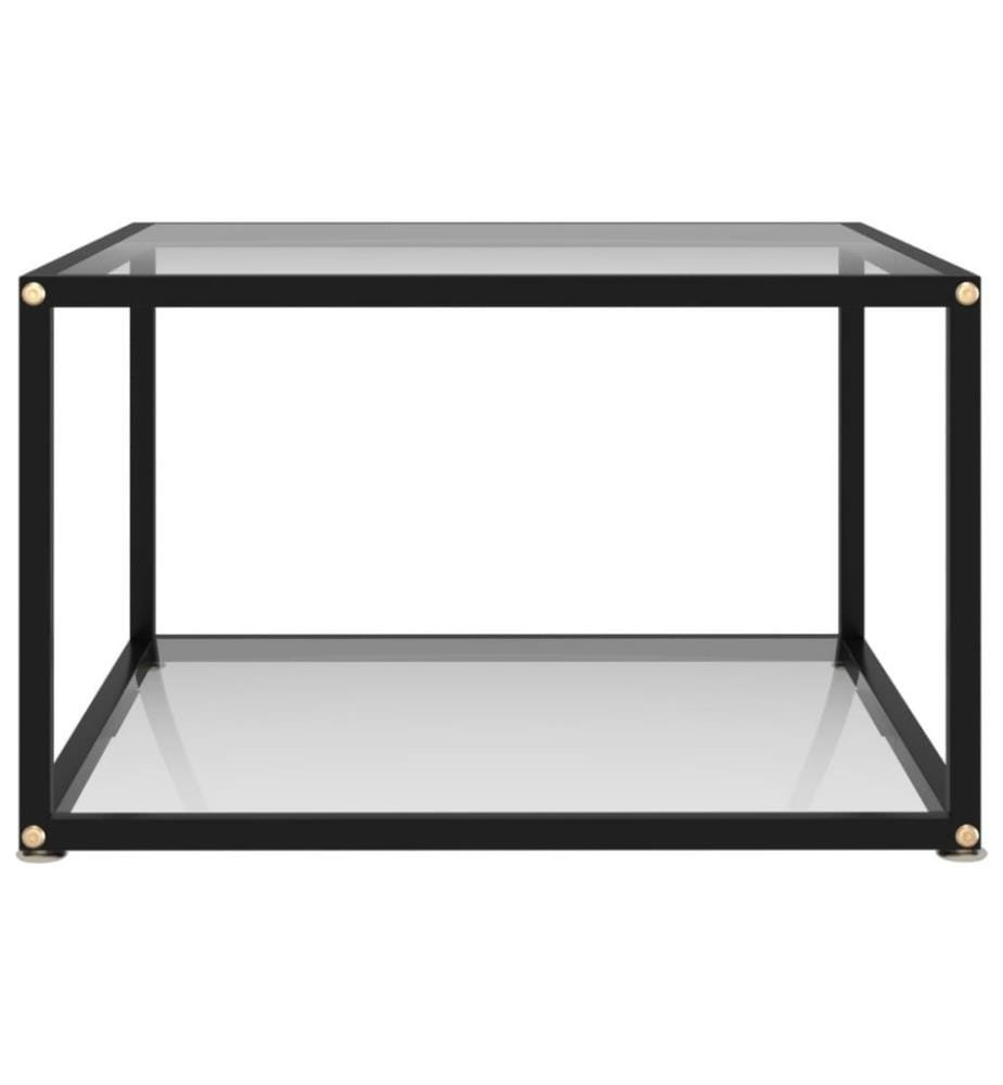 Couchtisch Transparent 60x60x35 cm Hartglas