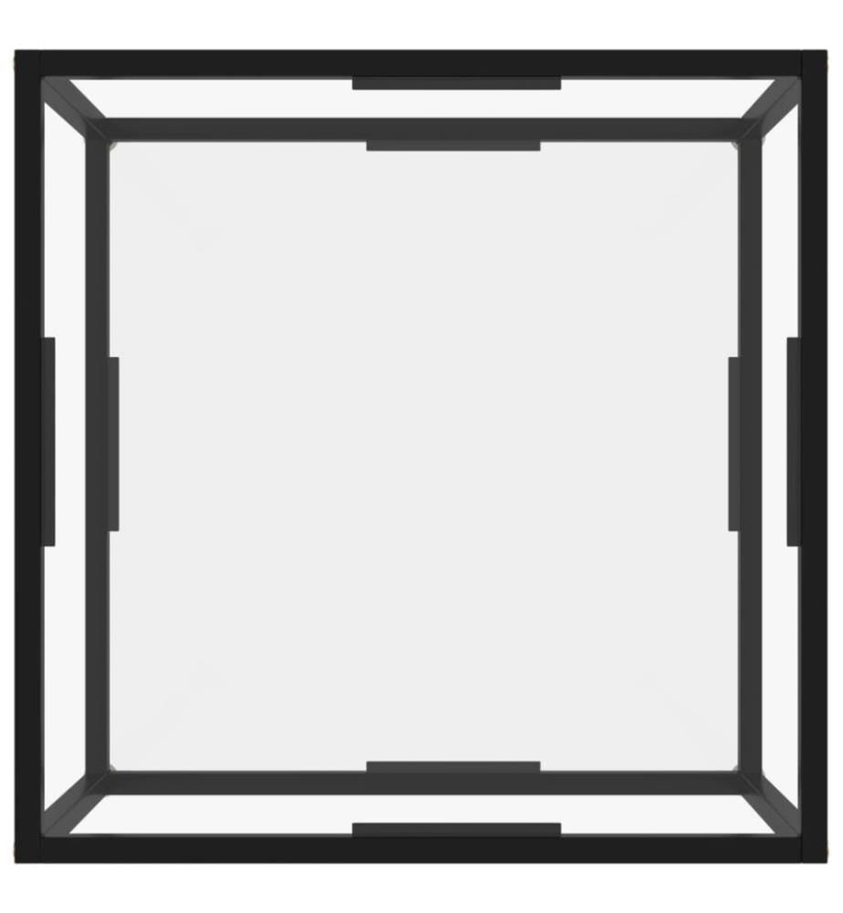 Couchtisch Transparent 60x60x35 cm Hartglas