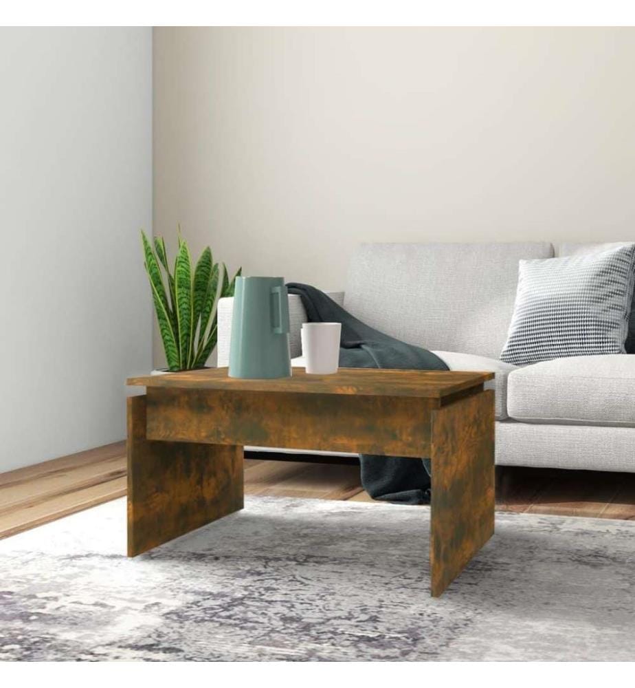 Couchtisch Räuchereiche 68x50x38 cm Holzwerkstoff