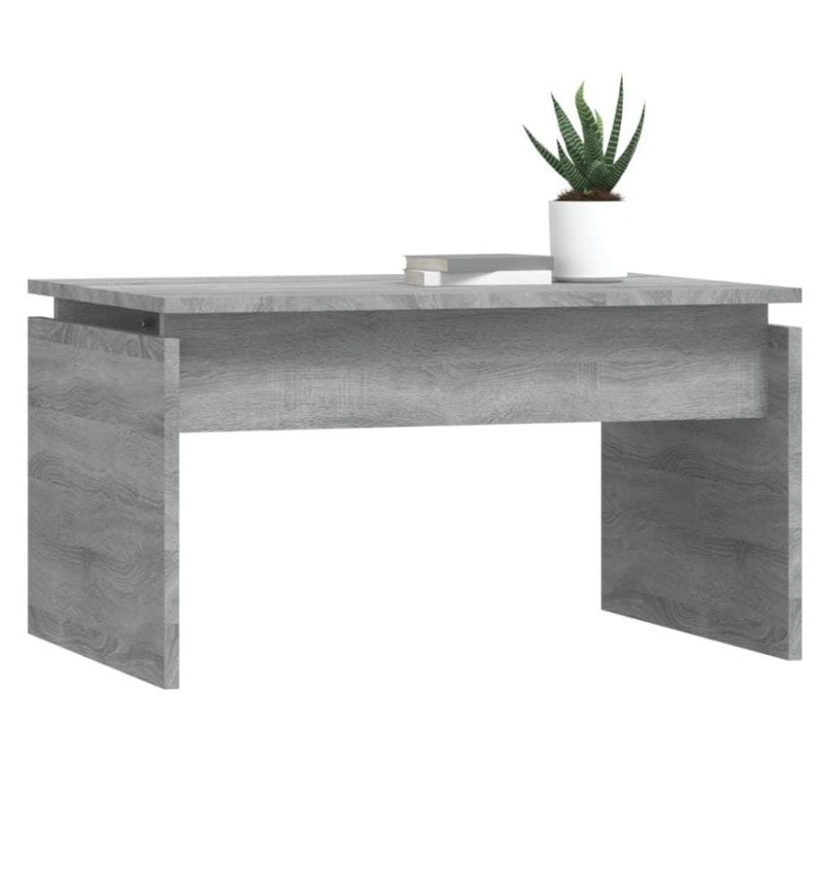 Couchtisch Grau Sonoma 68x50x38 cm Holzwerkstoff