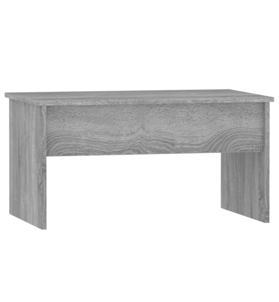 Couchtisch Grau Sonoma 80x50,5x41,5 cm Holzwerkstoff
