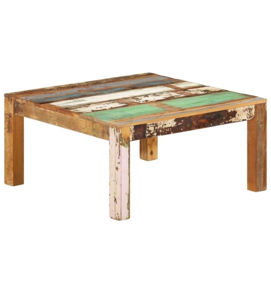 Couchtisch 80x80x40 cm Altholz Massiv