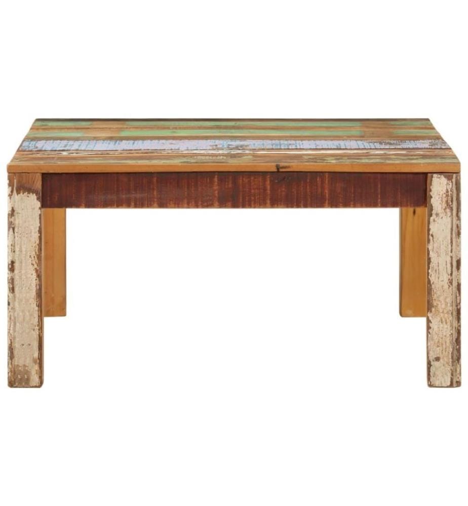Table basse 80x80x40 cm Bois de récupération massif