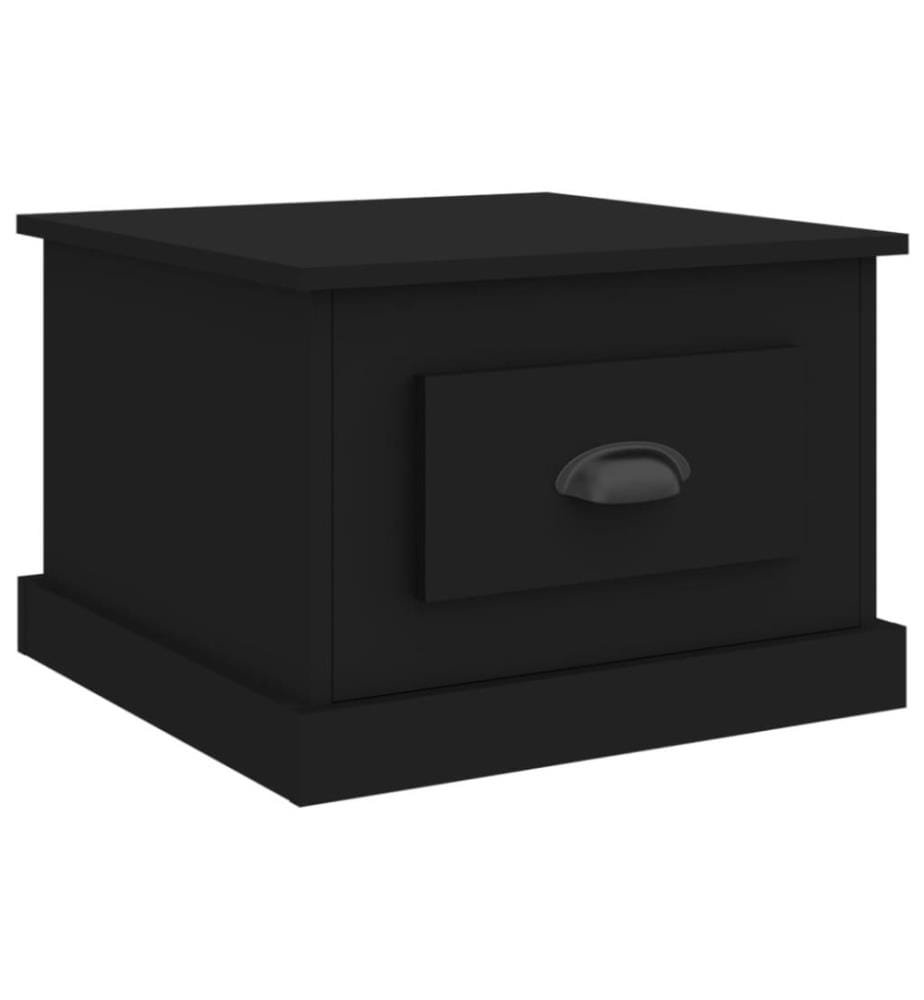 Couchtisch Schwarz 50x50x35 cm Holzwerkstoff