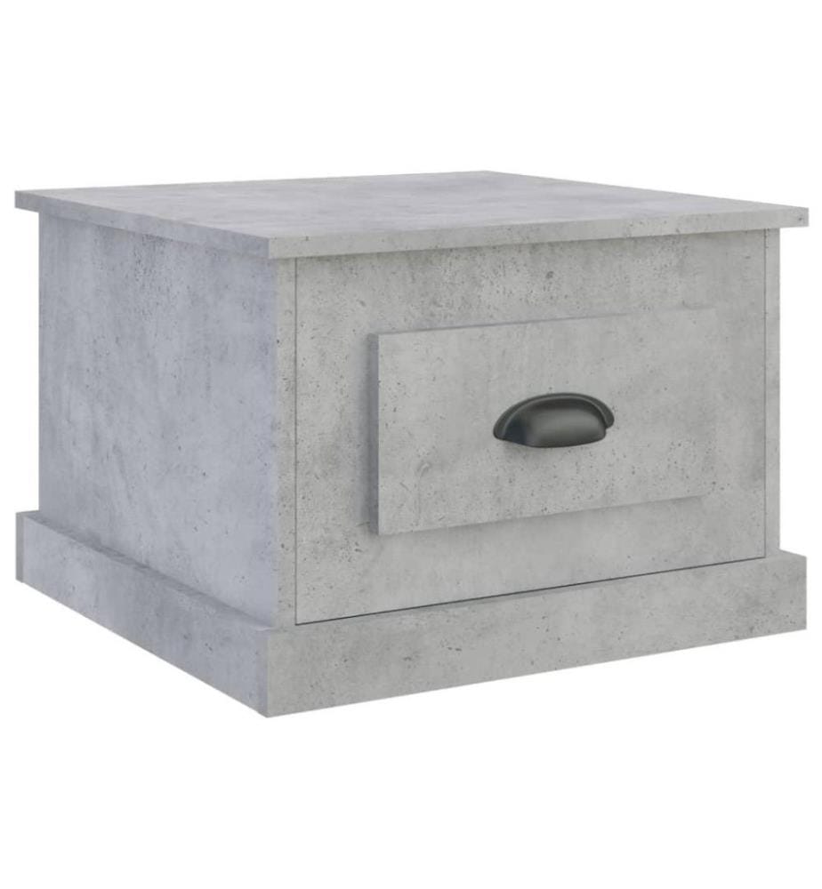 Couchtisch Betongrau 50x50x35 cm Holzwerkstoff