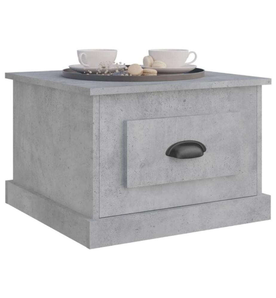 Couchtisch Betongrau 50x50x35 cm Holzwerkstoff