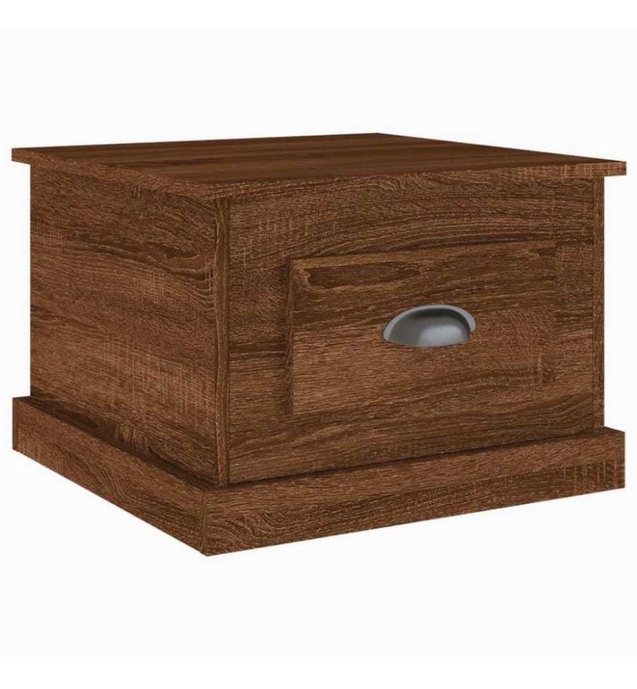 Couchtisch Braun Eichen-Optik 50x50x35 cm Holzwerkstoff
