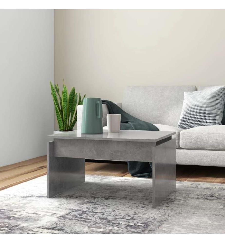 Couchtisch Betongrau 68x50x38 cm Holzwerkstoff