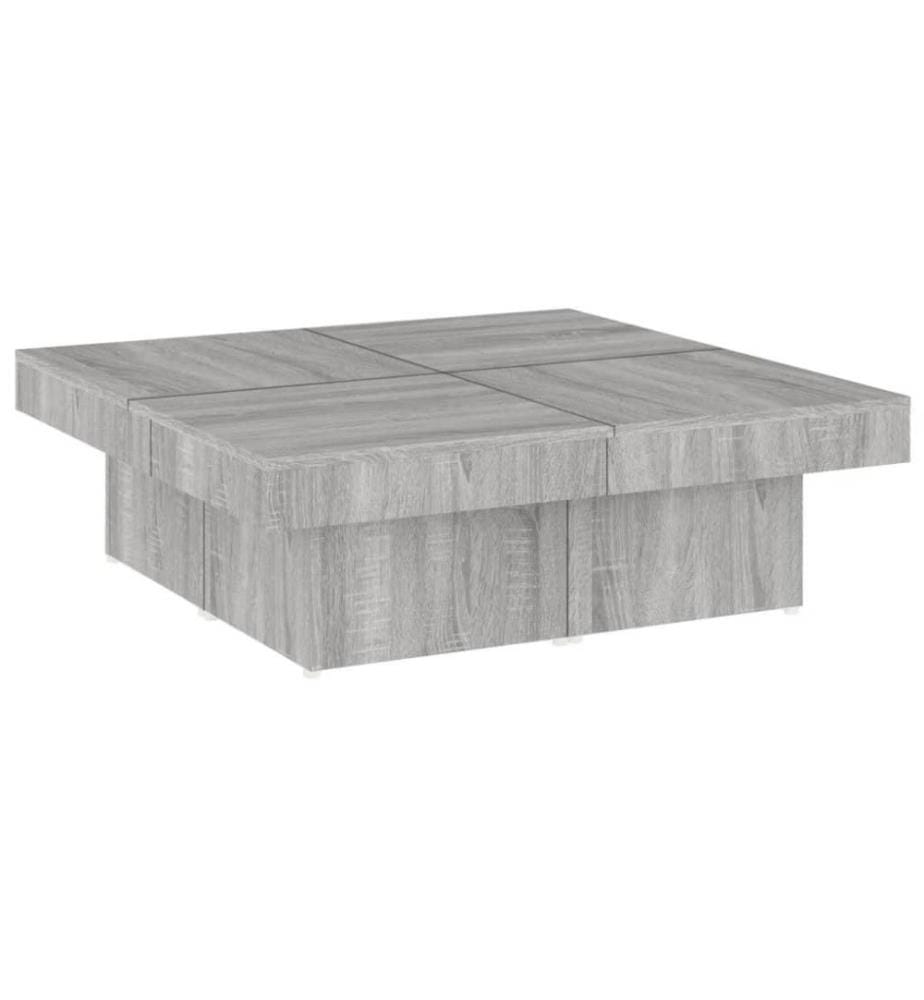 Couchtisch Grau Sonoma 90x90x28 cm Holzwerkstoff