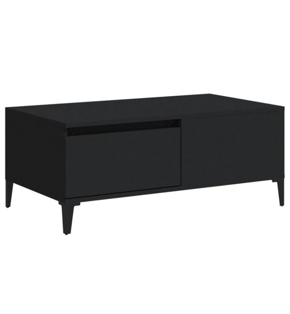 Couchtisch Schwarz 90x50x36,5 cm Holzwerkstoff