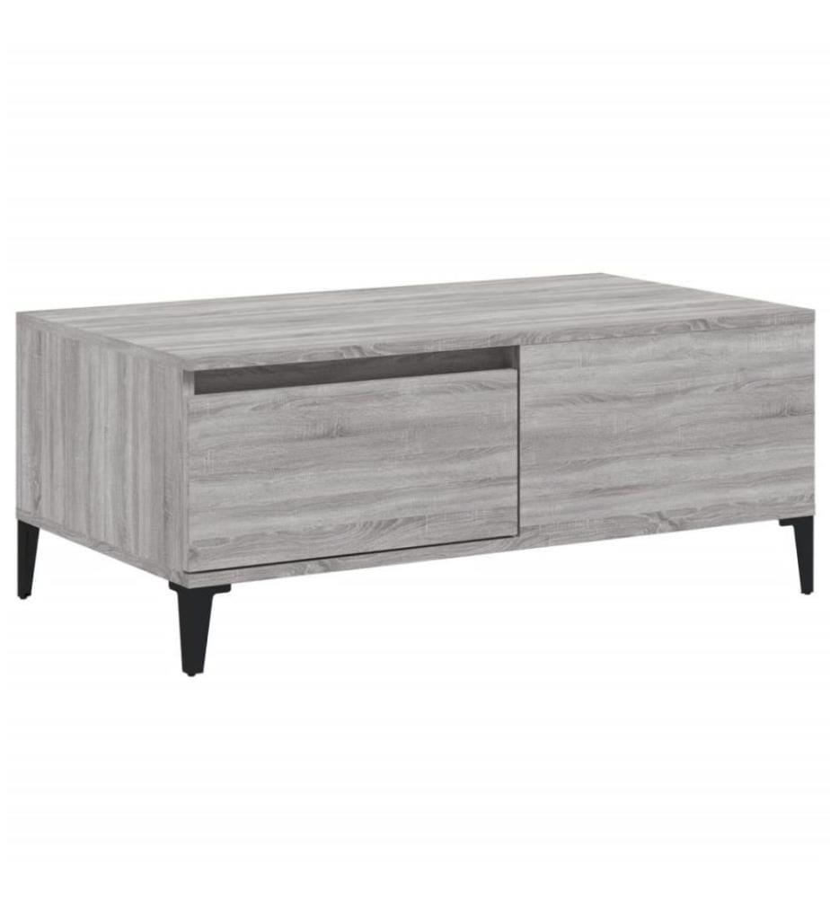 Couchtisch Grau Sonoma 90x50x36,5 cm Holzwerkstoff